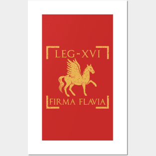 Legio XVI Flavia Firma Pegasus Emblem Roman Legion Posters and Art